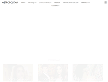 Tablet Screenshot of metropolitanmodels.com